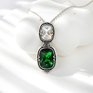 Show details for Buy Platinum Plated Zinc Alloy Pendant Necklace with Wow Elements Show details for Buy Platinum Plated Zinc Alloy Pendant Necklace with Wow Elements