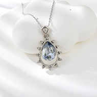 Show details for Unique Swarovski Element Zinc Alloy Pendant Necklace Show details for Unique Swarovski Element Zinc Alloy Pendant Necklace