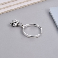 Picture of Trendy Platinum Plated Classic Adjustable Ring with No-Risk Refund