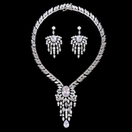 Show details for Delicate Cubic Zirconia Luxury 2 Piece Jewelry Set Show details for Delicate Cubic Zirconia Luxury 2 Piece Jewelry Set