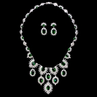 Show details for Featured Green Cubic Zirconia 2 Piece Jewelry Set with Full Guarantee Show details for Featured Green Cubic Zirconia 2 Piece Jewelry Set with Full Guarantee