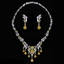 Show details for Unique Cubic Zirconia Platinum Plated 2 Piece Jewelry Set