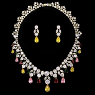 Show details for Unique Cubic Zirconia Luxury 2 Piece Jewelry Set Show details for Unique Cubic Zirconia Luxury 2 Piece Jewelry Set