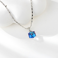 Show details for Platinum Plated Blue Pendant Necklace From Reliable Factory Show details for Platinum Plated Blue Pendant Necklace From Reliable Factory