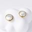 Show details for Classic Gold Plated Stud Earrings with Price