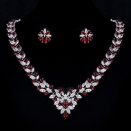 Show details for Bling Big Cubic Zirconia 2 Piece Jewelry Set Show details for Bling Big Cubic Zirconia 2 Piece Jewelry Set