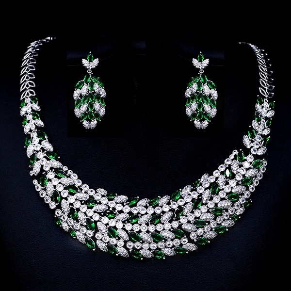 Picture of Latest Big Luxury 2 Piece Jewelry Set