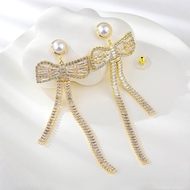 Show details for Need-Now White Gold Plated Dangle Earrings from Editor Picks Show details for Need-Now White Gold Plated Dangle Earrings from Editor Picks