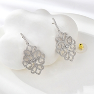 Show details for Low Cost Platinum Plated Big Dangle Earrings with Full Guarantee Show details for Low Cost Platinum Plated Big Dangle Earrings with Full Guarantee
