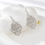 Show details for Low Cost Platinum Plated Big Dangle Earrings with Full Guarantee