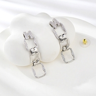 Show details for Trendy White Luxury Dangle Earrings with No-Risk Refund Show details for Trendy White Luxury Dangle Earrings with No-Risk Refund