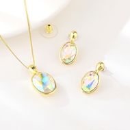 Picture of Funky Small Gold Plated 2 Piece Jewelry Set