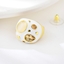 Show details for Attractive Pink Rose Gold Plated Fashion Ring Best Price
