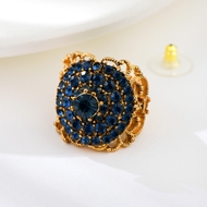 Picture of Classic Artificial Crystal Adjustable Ring Online Only