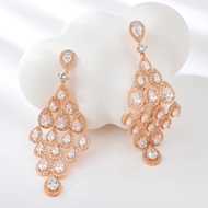 Show details for Bling Big White Dangle Earrings Direct from Factory Show details for Bling Big White Dangle Earrings Direct from Factory