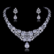Show details for Hot Selling White Cubic Zirconia 2 Piece Jewelry Set from Top Designer Show details for Hot Selling White Cubic Zirconia 2 Piece Jewelry Set from Top Designer