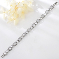 Show details for Delicate Platinum Plated Fashion Bracelet with Fast Shipping Show details for Delicate Platinum Plated Fashion Bracelet with Fast Shipping