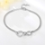 Picture of Unusual Small Cubic Zirconia Fashion Bangle