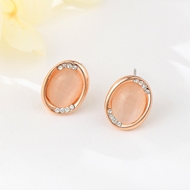 Show details for Rose Gold Plated Classic Stud Earrings with Low Cost Show details for Rose Gold Plated Classic Stud Earrings with Low Cost
