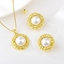 Show details for Unusual Small White 2 Piece Jewelry Set
