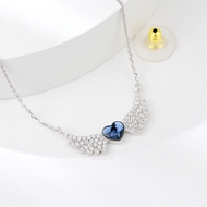 Show details for Great Swarovski Element Blue Pendant Necklace Show details for Great Swarovski Element Blue Pendant Necklace