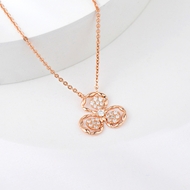 Show details for 925 Sterling Silver Rose Gold Plated Pendant Necklace with Worldwide Shipping Show details for 925 Sterling Silver Rose Gold Plated Pendant Necklace with Worldwide Shipping