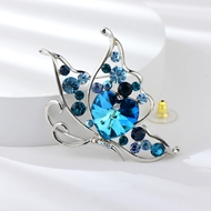 Show details for Blue Zinc Alloy Brooche Wholesale Price