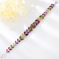 Show details for Copper or Brass Cubic Zirconia Fashion Bracelet in Exclusive Design Show details for Copper or Brass Cubic Zirconia Fashion Bracelet in Exclusive Design
