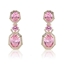 Show details for Delicate Cubic Zirconia Copper or Brass Dangle Earrings