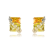 Picture of Need-Now Yellow Cubic Zirconia Dangle Earrings from Editor Picks