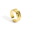 Show details for Sparkling Small Gold Plated Adjustable Ring