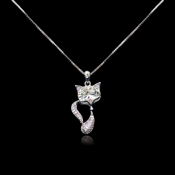 Picture of Purchase Platinum Plated Zinc Alloy Pendant Necklace Exclusive Online