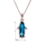 Picture of Best Artificial Crystal Blue Pendant Necklace