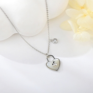 Show details for Copper or Brass White Pendant Necklace with Full Guarantee Show details for Copper or Brass White Pendant Necklace with Full Guarantee
