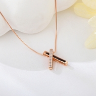 Show details for Eye-Catching White Cubic Zirconia Pendant Necklace with Member Discount Show details for Eye-Catching White Cubic Zirconia Pendant Necklace with Member Discount