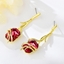 Show details for Good Artificial Crystal Gold Plated Dangle Earrings