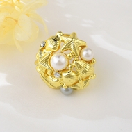 Show details for Zinc Alloy Gold Plated Fashion Ring in Exclusive Design Show details for Zinc Alloy Gold Plated Fashion Ring in Exclusive Design