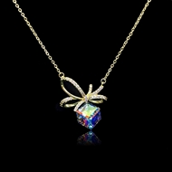 Show details for Gold Plated Swarovski Element Pendant Necklace From Reliable Factory Show details for Gold Plated Swarovski Element Pendant Necklace From Reliable Factory