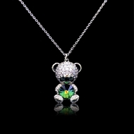Show details for Popular Swarovski Element Green Pendant Necklace Show details for Popular Swarovski Element Green Pendant Necklace