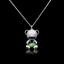 Show details for Popular Swarovski Element Green Pendant Necklace