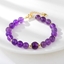 Show details for Copper or Brass Nature Amethyst Fashion Bracelet with Worldwide Shipping