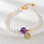 Picture of Latest Small Purple Fashion Bracelet