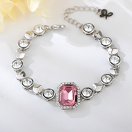 Show details for Affordable Zinc Alloy Pink Fashion Bracelet Show details for Affordable Zinc Alloy Pink Fashion Bracelet