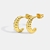 Picture of Copper or Brass Gold Plated Stud Earrings at Great Low Price