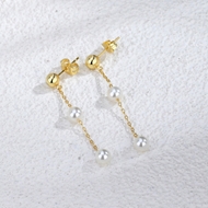 Picture of Recommended White Small Dangle Earrings from Top Designer