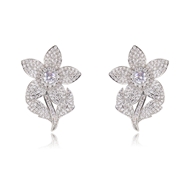 Picture of Great Cubic Zirconia Big Big Stud Earrings