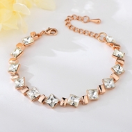 Show details for Classic Rose Gold Plated Fashion Bracelet Online Only Show details for Classic Rose Gold Plated Fashion Bracelet Online Only