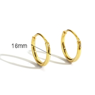 Picture of Delicate Gold Plated Stud Earrings with Beautiful Craftmanship