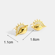 Picture of Pretty Cubic Zirconia Delicate Stud Earrings