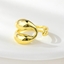 Show details for Copper or Brass Gold Plated Adjustable Ring in Exclusive Design